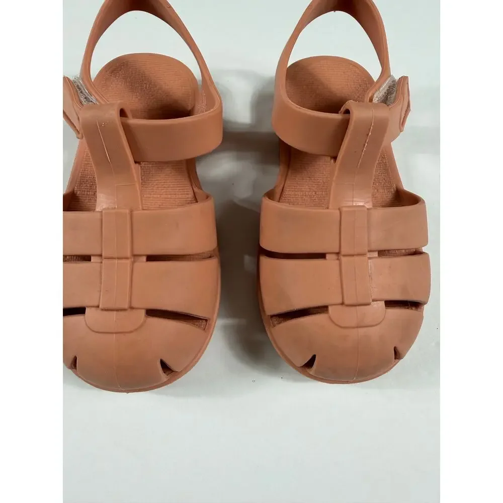 Zara Kids Fisherman Jelly Sandals Blush Pink EU 22 (US Toddler 6)